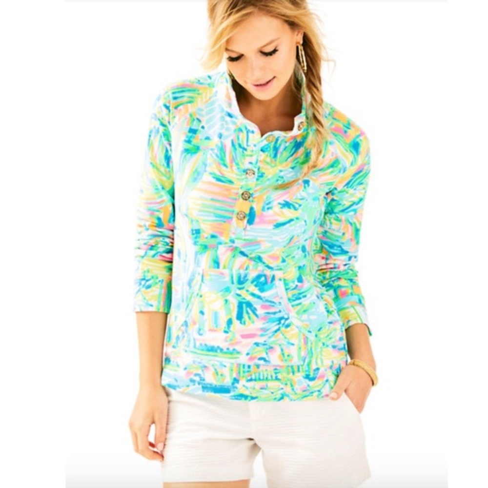 Lilly Pulitzer UPF 50+ Captain Popover, Multi, Med